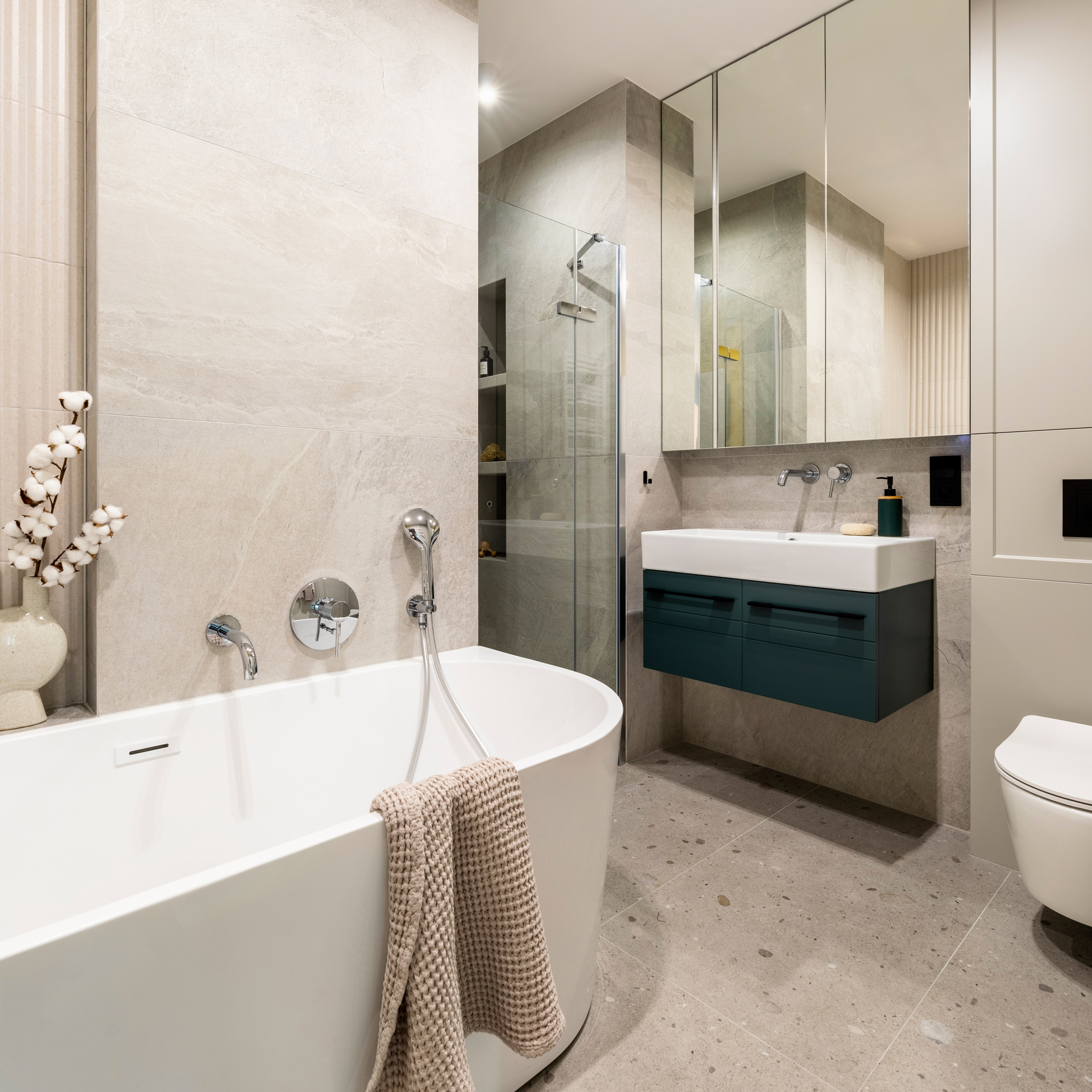 Banyo mobilya detayı